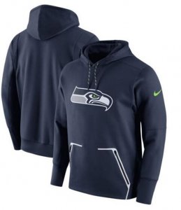 Seattle Seahawks Nike Champ Drive Vapor Speed Pullover Hoodie College Navy