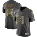 Nike Vikings #14 Stefon Diggs Gray Static Vapor Untouchable Limited Jersey