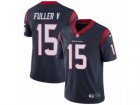 Mens Nike Houston Texans #15 Will Fuller V Vapor Untouchable Limited Navy Blue Team Color NFL Jersey