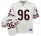 nfl chicago bears #96 a.brown white