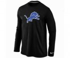 Nike Detroit Lions Logo Long Sleeve T-Shirt black