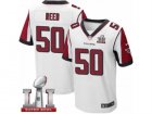 Mens Nike Atlanta Falcons #50 Brooks Reed Elite White Super Bowl LI 51 NFL Jersey