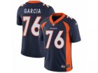 Mens Nike Denver Broncos #76 Max Garcia Vapor Untouchable Limited Navy Blue Alternate NFL Jersey