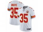 Nike Kansas City Chiefs #35 Christian Okoye Vapor Untouchable Limited White NFL Jersey