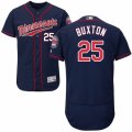 Men's Majestic Minnesota Twins #25 Byron Buxton Navy Blue Flexbase Authentic Collection MLB Jersey