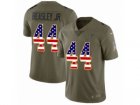 Men Nike Atlanta Falcons #44 Vic Beasley Limited Olive USA Flag 2017 Salute to Service NFL Jersey