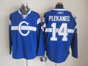 nhl jerseys montreal canadiens #14 plekanec blue
