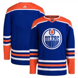 Men\'s Edmonton Oilers Blank Royal Stitched Jersey