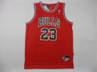 Bulls #23 Michael Jordan Red Nike Swingman Jersey