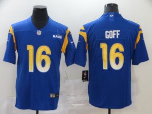 Nike Rams #16 Jared Goff Royal 2020 New Vapor Untouchable Limited Jersey