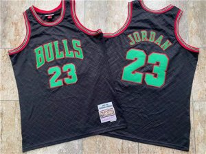 Bulls #23 Michael Jordan Black 1997-98 Hardwood Classics Jersey