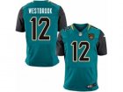 Mens Nike Jacksonville Jaguars #12 Dede Westbrook Elite Teal Green Team Color NFL Jersey