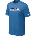 Nike Seattle Seahawks Sideline Legend Authentic Logo Dri-FIT T-Shirt light Blue