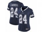 Women Nike Dallas Cowboys #24 Nolan Carroll Vapor Untouchable Limited Navy Blue Team Color NFL Jersey