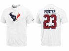 Nike Houston Texans #23 FOSTER Name & Number White T-Shirt
