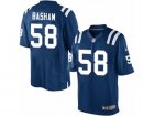 Mens Nike Indianapolis Colts #58 Tarell Basham Limited Royal Blue Team Color NFL Jersey