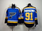 NHL st. louis blues #91 tarasenko blue-black jerseys
