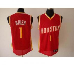 nba fans houston rockets #1 ariza swingman red