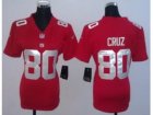 Nike Women New York Giants #80 Victor Cruz Red Jerseys