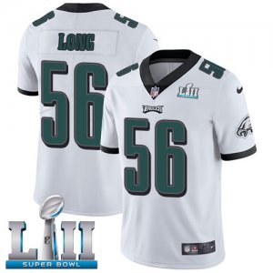 Youth Nike Eagles #56 Chris Long White 2018 Super Bowl LII Vapor Untouchable Player Limited Jersey