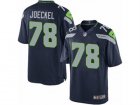 Mens Nike Seattle Seahawks #78 Luke Joeckel Limited Steel Blue Team Color NFL Jersey