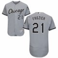 Men's Majestic Chicago White Sox #21 Todd Frazier Grey Flexbase Authentic Collection MLB Jersey