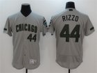 Chicago Cubs #44 Anthony Rizzo Gray 2017 Memorial Day Flexbase Jersey