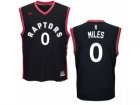 Men Adidas Toronto Raptors #0 C.J. Miles Authentic Black Alternate NBA Jersey