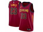 Men Nike Cleveland Cavaliers #23 LeBron James Red Stitched NBA Swingman Jersey