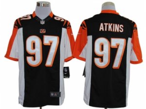 Nike NFL Cincinnati Bengals #97 Geno Atkins Black Jerseys(Limited)