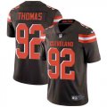 Nike Browns #92 Chad Thomas Brown Vapor Untouchable Limited Jersey