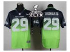 2015 Super Bowl XLIX Nike jerseys seattle seahawks #29 earl thomas blue-green[Elite drift fashion][second version]