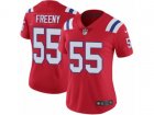 Women Nike New England Patriots #55 Jonathan Freeny Vapor Untouchable Limited Red Alternate NFL Jersey