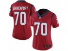 Women Nike Houston Texans #70 Julien Davenport Vapor Untouchable Limited Red Alternate NFL Jersey