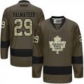 Toronto Maple Leafs #29 Mike Palmateer Green Salute to Service Stitched NHL Jersey