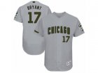 Chicago Cubs #17 Kris Bryant Grey Memorial Day Authentic Collection Flex Base MLB Jersey