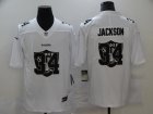 Nike Raiders #34 Bo Jackson White Shadow Logo Limited Jersey