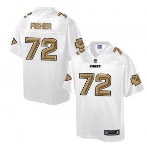 Nike Kansas City Chiefs #72 Eric Fisher White Men NFL Pro Line Fashion Game Jersey