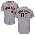 Houston Astros Gray Mens Flexbase Customized Jersey