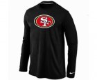 Nike San Francisco 49ers Logo Long Sleeve T-Shirt black