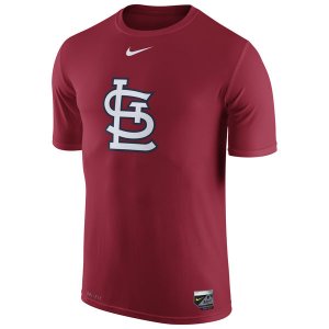 MLB Men\'s St. Louis Cardinals Nike Authentic Collection Legend T-Shirt - Red