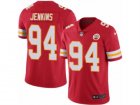 Mens Nike Kansas City Chiefs #94 Jarvis Jenkins Elite Red Rush NFL Jersey