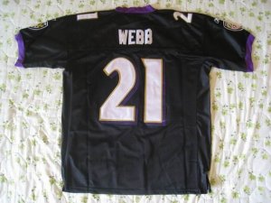 Baltimore Ravens #21 webb black