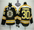 nhl jerseys boston bruins #30 thomas black[2013 stanley cup]