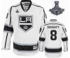 nhl jerseys los angeles kings #8 doughty white[2014 Stanley cup champions]