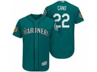Mens Seattle Mariners #22 Robinson Cano 2017 Spring Training Flex Base Authentic Collection Stitched Baseball Jersey
