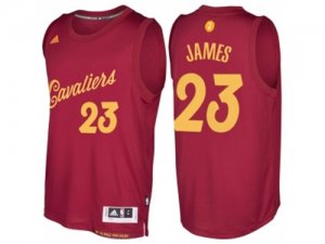 Mens Cleveland Cavaliers #23 LeBron James Burgundy 2016 Christmas Day NBA Swingman Jersey