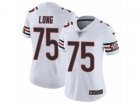Women Nike Chicago Bears #75 Kyle Long Vapor Untouchable Limited White NFL Jersey