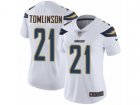 Women Nike Los Angeles Chargers #21 LaDainian Tomlinson Vapor Untouchable Limited White NFL Jersey