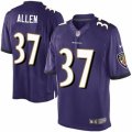 Mens Nike Baltimore Ravens #37 Javorius Allen Limited Purple Team Color NFL Jersey
